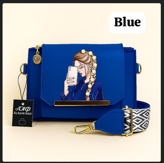 SELFIE GIRL PRINTED BAG