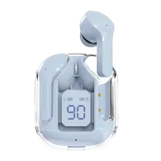 AIR 31 TRANSPARENT WIRELESS STEREO EARBUDS - BLUE