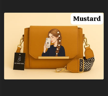 SELFIE GIRL PRINTED BAG