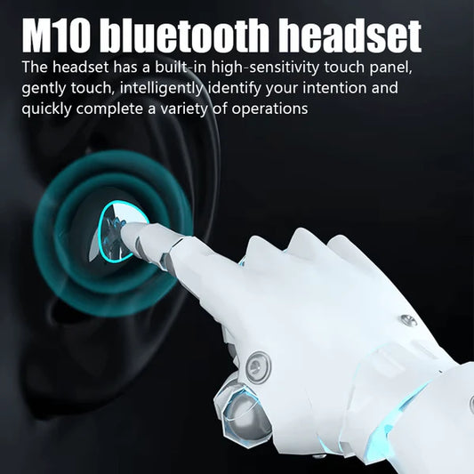 M10 TWS BLUETOOTH EARBUDS WITH CHARGING BOX