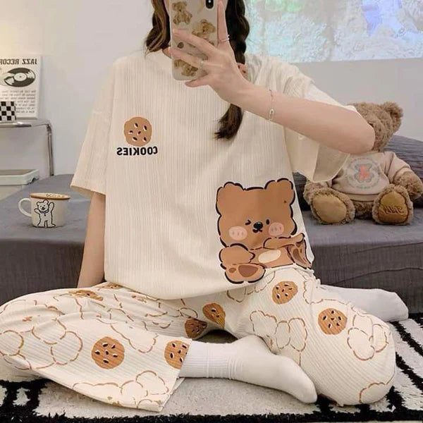 JAY-ZEE SOFT COTTON SUIT COOKIES-P3