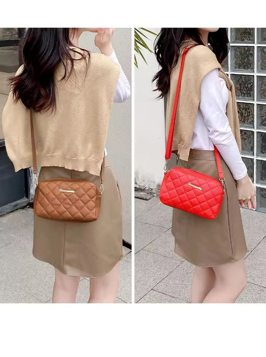 Ladies Shoulder Bag-BEIGE LB005