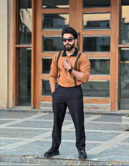 Mens Full Sleeve Polo (LINE POLO) 002