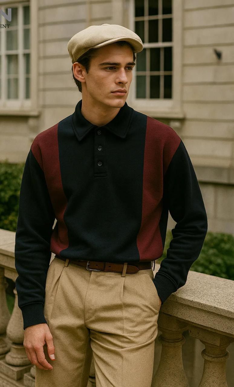 Mens Full Sleeve Polo(PANEL POLO) 001