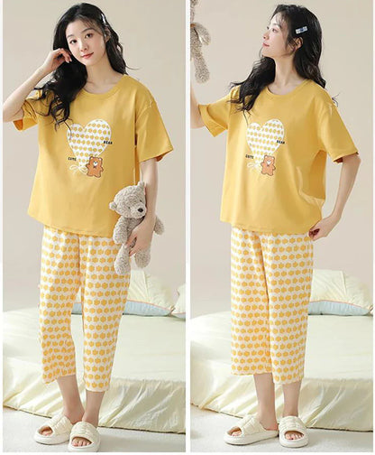 Soft Cotton Cute Bear - Yellow