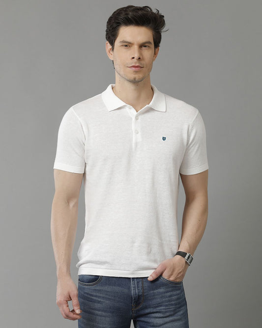 Casual Polo For Men - White
