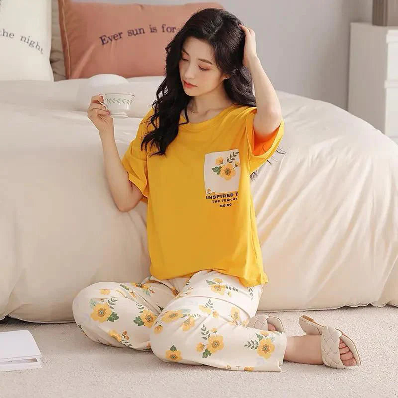 Soft Cotton Pocket - Yellow